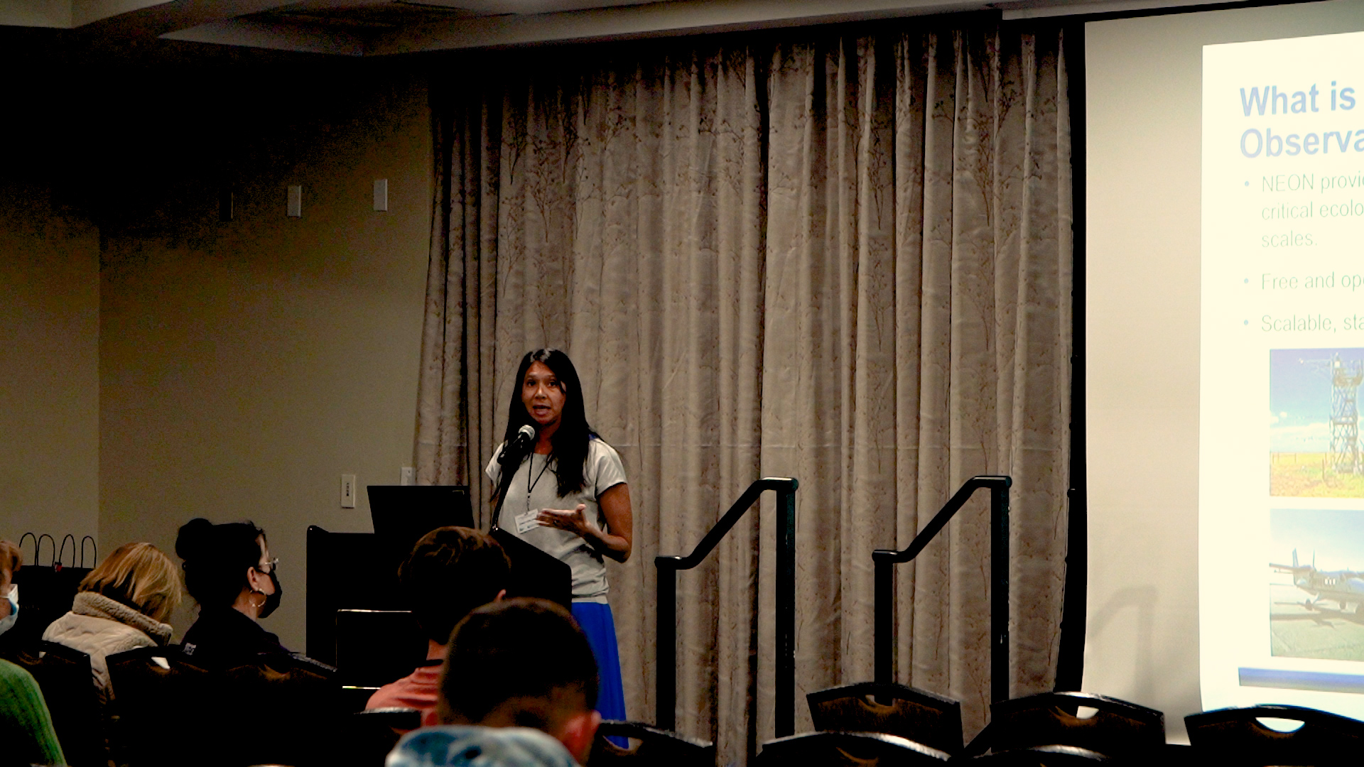 Katie Jones giving a presentation