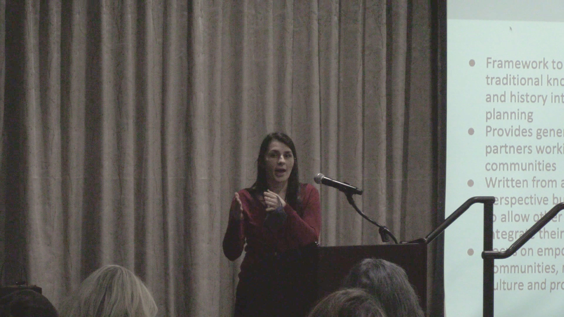 Robin Clark giving a presentation