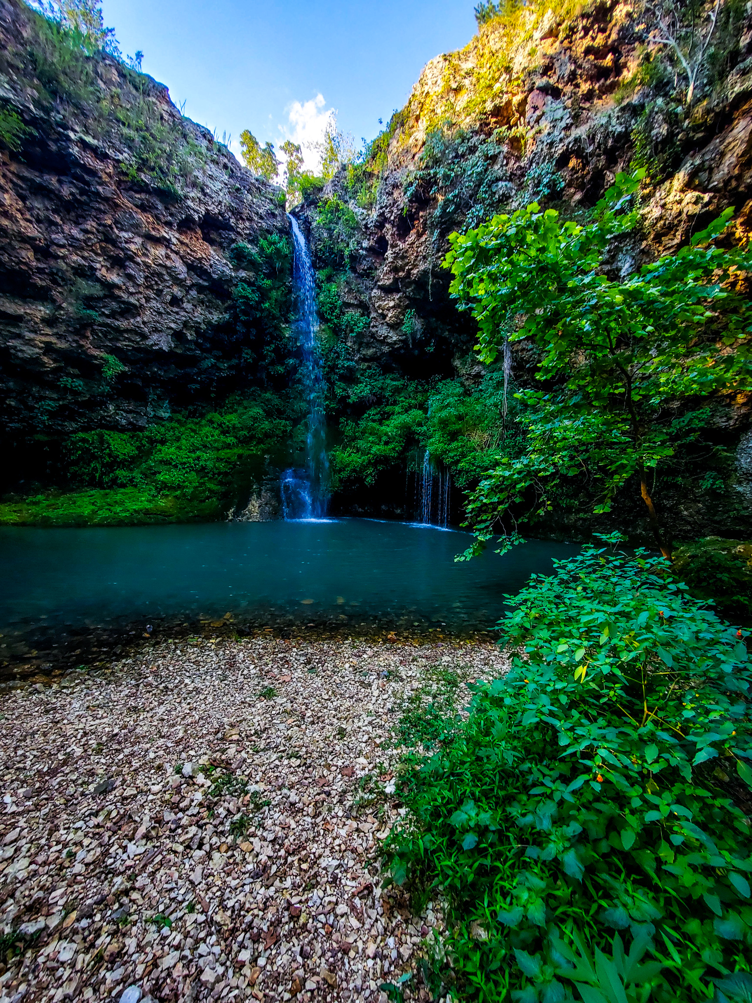 A view from Natural Falls State Park in Oklahoma