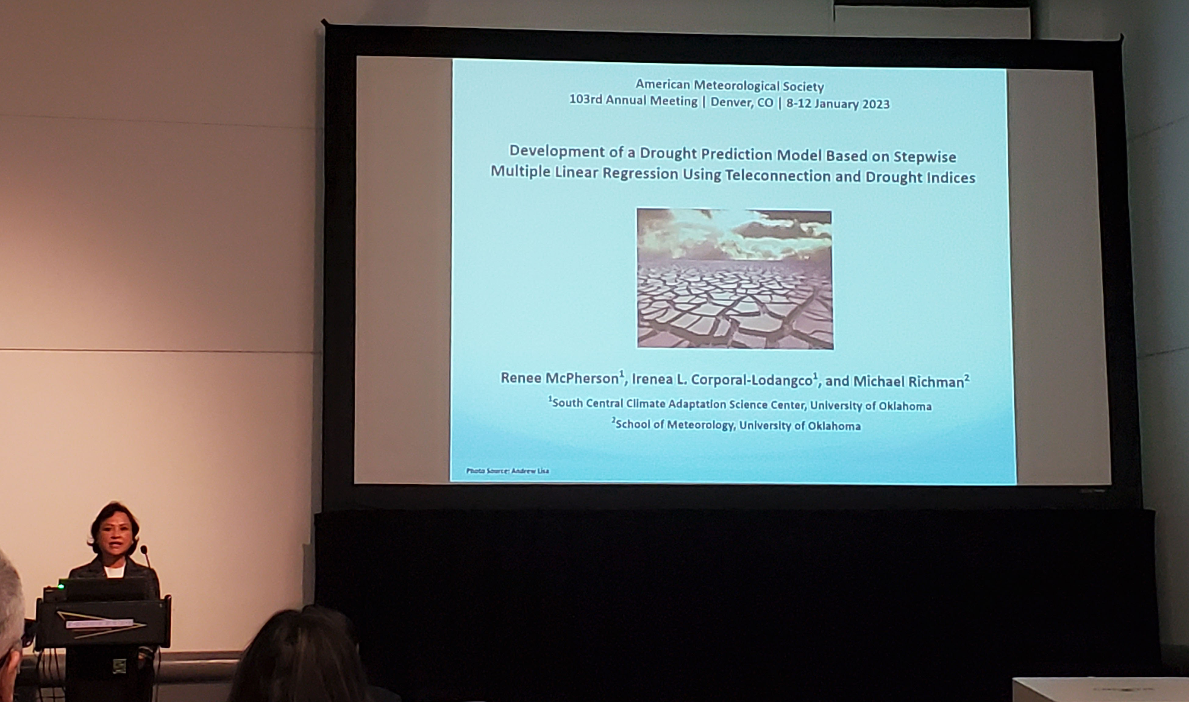 Irenea Corporal-Lodangco presents during AMS 2023