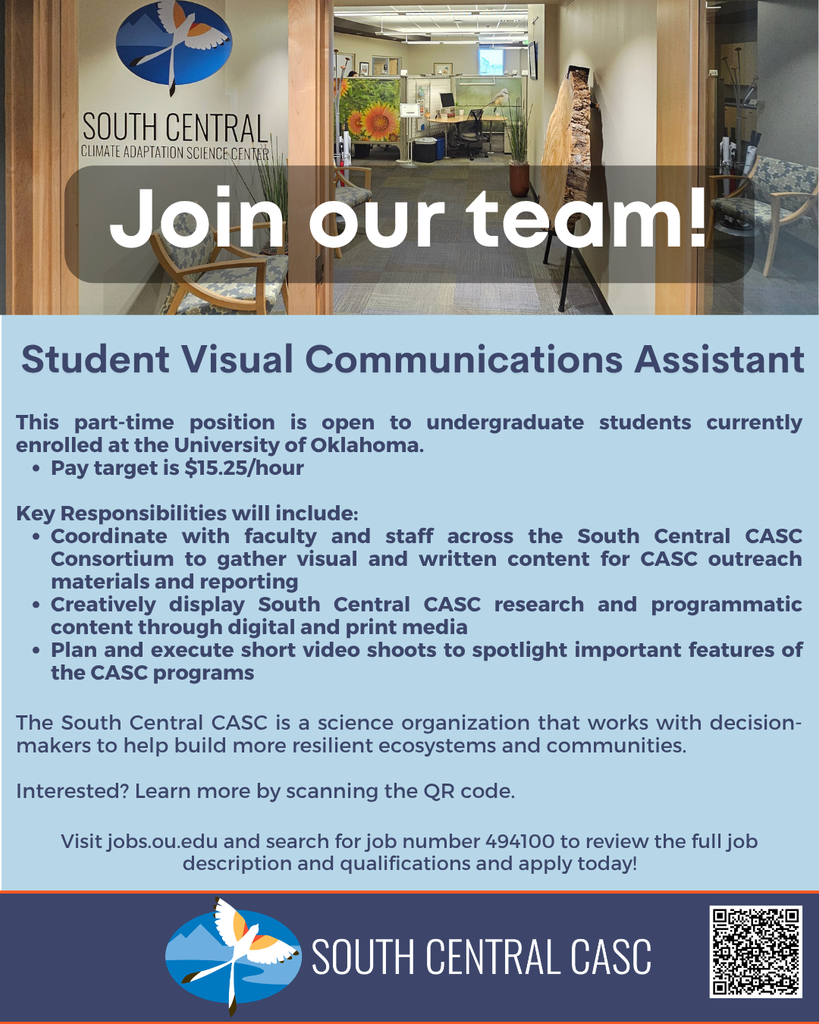 Student Visual Communications Assistant, apply today